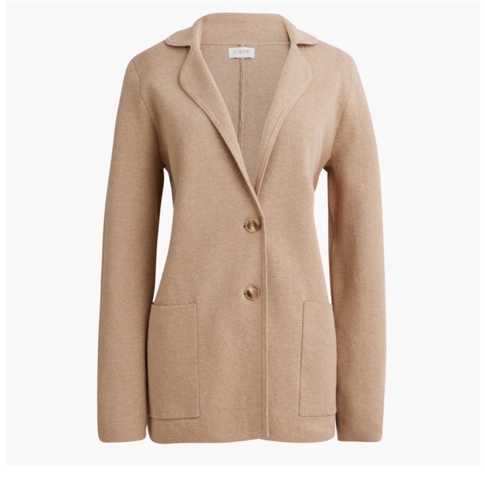 NWT jcrew factory knit blazer